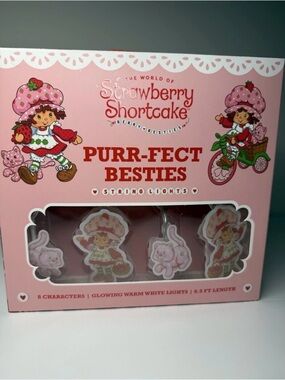 Purr-Fect Besties Pink String Lights